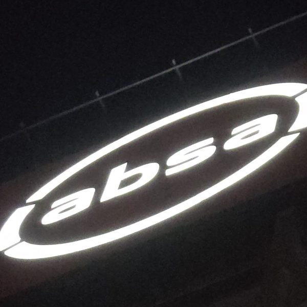 Rope Access Signage Repair Johannesburg restoring full brightness to ABSA Tower signage